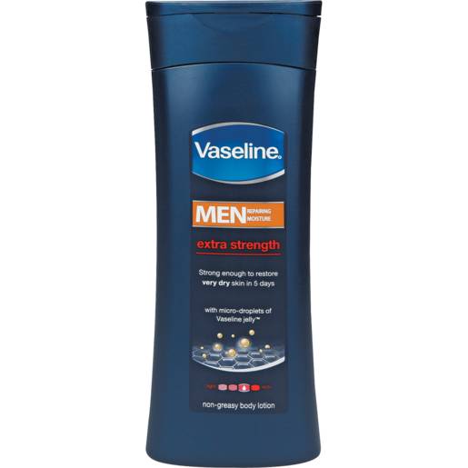 Vaseline Men Extra Strength Body Lotion 400ml